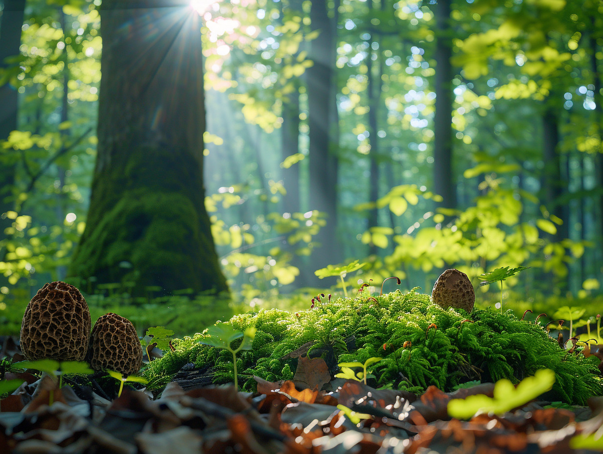 morilles forêt