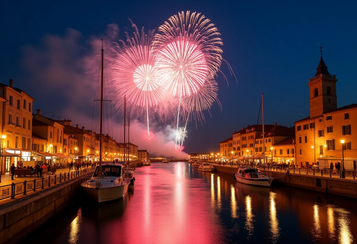 feu d artifice martigues